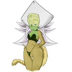 bikini dragon_ball dragon_ball_af edit female gem gem_(species) hem heroes_entre_mundos peridot_(heroes_entre_mundos) peridot_(steven_universe) recolor recolored steven_universe