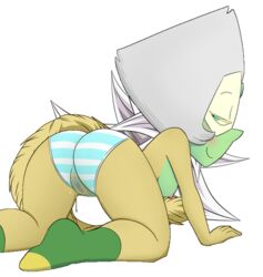 dragon_ball dragon_ball_af edit female female gem gem_(species) hem heroes_entre_mundos panties peridot_(heroes_entre_mundos) peridot_(steven_universe) recolor recolored steven_universe