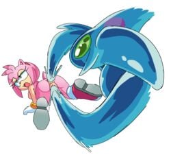 amy_rose chaos_(sonic) pink_fur pink_hair sonic_(series)