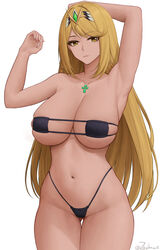 mythra from nintendo by zaphn