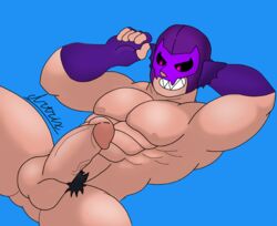 brawl_stars el_primo_(brawl_stars) el_rudo_primo_(brawl_stars) male_only solo tagme