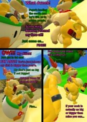 1boy 1futa 3d big_ass big_balls big_breasts big_butt big_penis bowser_jr. buttplug comic comic_page futanari gambling lube lube_bottle mario_(series) nintendo nutmansfm reluctant source_filmmaker super_mario_bros. tagme wendy_o._koopa