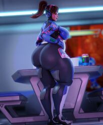 3d big_ass big_breasts blizzard_entertainment bottom_heavy breasts bubble_butt coolmaster98 d.va fat hana_song huge_ass overwatch overwatch_2 thick_thighs wide_hips