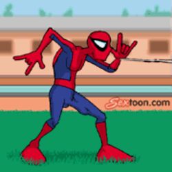 animated female male marvel sextoon spider-man spider-man_(series) tagme visible_penis_shape