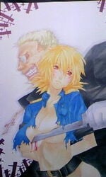 alexander_anderson drawn hellsing seras_victoria tagme