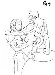 anal bandana catboy fire_emblem fire_emblem:_path_of_radiance fire_emblem:_radiant_dawn gay largo_(fire_emblem) male male_only muarim_(fire_emblem) muscle muscles muscular muscular_male penis sex tail