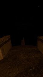 vrcfemboy vrchat vrchat_avatar self_upload dark_environment horror_(theme) shortstack ghost_girl ghost glowing_eyes face_hidden hidden_face large_breasts large_areolae big_breasts thick thick_thighs dim_lighting dimly_lit staring staring_at_viewer looking_at_viewer stalking