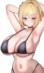 evelyn chevalier from zenless zone zero by pingun