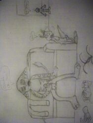 2010 3boys clank_(ratchet_and_clank) crossover daxter erection jak_and_daxter lowres male male_only masturbation monochrome penis photo_(medium) ratchet_(ratchet_and_clank) ratchet_and_clank samuraijackin traditional_media video_games