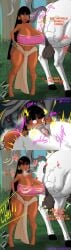 altivo altivo_(the_road_to_el_dorado) anus bangs beast_rimming bestiality big_ass big_balls big_breasts big_butt big_penis big_thighs black_hair brown-skinned_female brown_skin chel chel_(the_road_to_el_dorado) cleaning cleaning_anus cleavage comic equine feet female_on_feral feral feral_on_female feral_on_human horse horse_penis horseballs horsecock huge_ass huge_balls huge_breasts huge_butt huge_cock huge_penis huge_thighs human_female human_on_feral rimjob rimming rimming_horse saliva saliva_drip saliva_on_anus saliva_string saliva_trail smell smelly surprise_party text the_road_to_el_dorado x-ray x_ray_view zoophilia