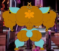 2024 4_fingers 4_toes abs alternative_fashion anthro anthrofied armor barefoot bent_ear biceps big_muscles big_pecs biped black_eyebrows black_eyes black_nose black_pawpads black_spots blue_clothing blue_collar blue_leg_warmers blue_legwear blue_speedo blue_swimwear brown_body brown_fur bulge canid canine canis chest_tattoo clothed clothing collar colored crossover curling_tail detailed digital_drawing_(artwork) digital_media_(artwork) domestic_dog eye_tattoo eyebrows facial_tattoo feet fingers five_nights_at_freddy's flat_colors fnaf front_view fur glamrock great_dane hand_pawpads hanna-barbera hi_res huge_muscles huge_pecs hyper hyper_biceps hyper_moobs hyper_muscles hyper_pecs leg_warmers legwear looking_down looking_down_at_self male mammal mastiff mixed_media molosser moobs muscular muscular_anthro muscular_male navel orange_tattoo pawpads paws pecs photo_background photography_(artwork) pink_inner_ear pinup pose ribs scooby-doo scooby-doo_(series) shoulder_pads skimpy small_hands small_head small_waist smile solo speedo spots standing swimwear tail tattoo thick_arms thick_calves thick_thighs toes top_heavy trapezius vein veiny_muscles wasp_waist weird_crossover what whisker_spots white_sclera wide_hips wish-granter
