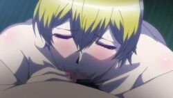 1boy 1girls :>= aika_asaki animated ao_suto assertive_female bare_shoulders blonde_hair blowjob blue_eyes blue_pubic_hair blush censored cock_hungry cock_sucking completely_nude cum_hungry deepthroat eager eager_blowjob erection eyes_closed fellatio female female_focus grabbing_penis hand_on_crotch holding_penis kneeling kneeling_oral_position kozukuri_bu! kozukuri_ninkatsu_bu! looking_at_viewer male/female male_pov male_pubic_hair moan moaning moaning_in_pleasure moaning_on_cock mosaic_censoring mosaic_censorship nude oral oral_sex penile penis penis_grab penis_in_mouth penis_nursing penis_sucking pov pov_crotch pov_eye_contact pubic_hair servicing_from_below short_hair slurp slurping sound students sucking sucking_cock sucking_penis sweat tagme teenager vacuum_blowjob vacuum_fellatio vacuum_suck video voice_acted