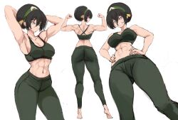 1girls athletic athletic_female avatar_the_last_airbender big_breasts blind blind_female breasts female female_focus female_only fit fit_female huge_breasts large_boobs large_breasts light-skinned_female light_skin looking_down looking_down_at_viewer nickelodeon nicktoons rakeemspoon rgsp00n solo solo_female solo_focus the_legend_of_aang thick_thighs thighs toned toned_female toph_bei_fong