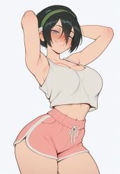 1girls abs avatar_the_last_airbender big_boobs big_breasts black_hair black_hair_female blind blind_female boobs breasts female female_focus female_only fit fit_female huge_breasts large_boobs large_breasts light-skinned_female light_skin massive_breasts muscle muscle_mommy muscles muscular muscular_female nickelodeon nicktoons sketch solo solo_female solo_focus the_legend_of_aang thick_thighs thighs toned toned_female toph_bei_fong ai_generated blush blushing looking_at_viewer eager eager_female wants_to_be_fucked horny horny_female waifuspread bedroom_eyes