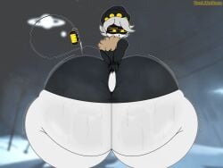 ass_crack background big_ass butt_digging butt_focus coat coat_only deelikedeez_(artist) digging digging_into_butt digging_up_in_they_ass drone femboy femboy_only male male_only murder_drones musk n_(murder_drones) pleasure_face robot robot_boy robot_humanoid robot_joints robotic_arm snowing sweaty sweaty_ass sweaty_body tagme tail