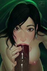 tifa lockhart from final fantasy by somedudedrawing