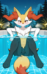 braixen from nintendo by zonoya (artist)