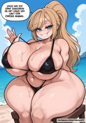miralicit ai_generated 4k high_resolution hyper hyper_ass hyper_butt big_ass big_butt big_thighs thick_thighs thick_ass thick_legs thick_hips thick_butt hyper_thighs large_ass large_thighs large_butt shortstack hips butt big_breasts big_tits thick_breasts thick_tits large_breasts large_tits huge_breasts huge_ass huge_butt huge_thighs curvy curvy_female curvy_body curvy_hips sexy sexy_pose sexy_body sexy_female blonde_hair blonde_female blonde blue_eyes ponytail samus_aran samus metroid swimsuit beach open_legs comic naughty_face naughty