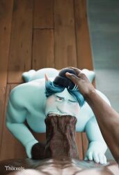 2026 2boys 3d age_difference ass background barley_lightfoot beanie beanie_hat beanie_only big_penis blowjob blowjob_face blue_hair blue_skin chubby colt_bronco crying crying_with_eyes_open cum disney elf elf_ears gay horse_penis horsecock looking_at_another looking_up looking_up_at_partner male male_only musclegut muscular nipples onward_(2020) pixar short_hair stomach thixxels yaoi
