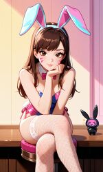 artist:pixipeach overwatch d.va 1girl solo breasts large_breasts nipples areolae ass pussy nude completely_nude uncensored nsfw hentai blush curvy thick_thighs wide_hips thighs navel long_hair looking_at_viewer smile seductive open_mouth full_body high_resolution highly_detailed simple_background rule34 ai_generated patreon