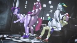 3d 4futas anal anal_sex animal_genitalia animal_penis animated anthro anthro_on_anthro anthro_penetrated anthro_penetrating anthro_penetrating_anthro equid equine fluttershy_(mlp) friendship_is_magic futa_on_futa futanari hasbro horsecock my_little_pony mythology pinkamena_(mlp) pinkie_pie_(mlp) raripunk rarity_(eg) screwingwithsfm shorter_than_30_seconds skater skater_girl skatershy sound sound_warning tagme twilight_sparkle_(mlp) video