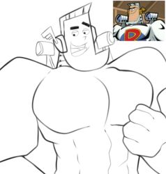 bara denyeldd looking_at_viewer sfw solo_male super_bike superbike the_fairly_oddparents