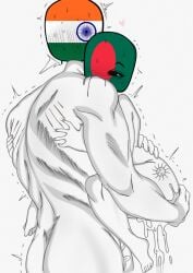 1female 1male 1male1female bangladesh_(countryhumans) bangladeshi bangladeshi_female black_and_white blush blush_lines countryhumans countryhumans_edit countryhumans_girl cum cum_drip cum_dripping cum_dripping_from_ass cum_dripping_out_of_pussy cum_in_ass cum_in_pussy faceless_male flag flawsystyle heart_symbol india_(countryhumans) indian indian_male male muscular muscular_male picking_up straight sweat sweatdrop sweating tagme tattoo_on_butt
