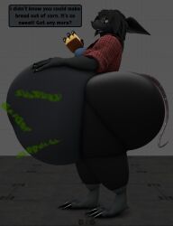 bbw big_ass big_breasts breasts bubble_butt female furry huge_ass huge_breasts kingofthekabuto overweight queenofthekabuto ssbbw tagme thick_thighs weight_gain wide_hips