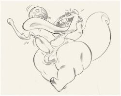 big_ass big_balls big_penis blushing bodily_fluids candy cumming fat_ass furry green_fur happy_tree_friends jiggling licking long_tongue male_focus mondo_media nutty nutty_(htf) rodent sketch squirrel sweat thick_thighs