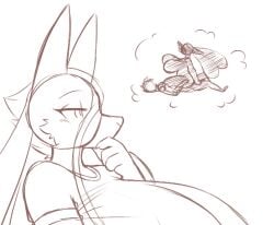 anna_(dewwydartz) big_breasts breasts cleavage dewwydarts dewwydartz female furry huge_breasts lucario mega_lucario mega_lucario_z pokemon pokemon_(species) sex tagme thick_thighs wide_hips