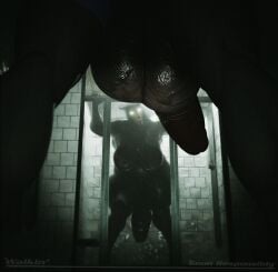 2025 3d_(artwork) anthro artist_name balls big_balls big_breasts big_penis bone breasts digital_media_(artwork) duo dynal_(theonlydynal) erection faceless_character faceless_male genitals glistening glistening_balls glistening_genitalia glowing glowing_eyes gynomorph gynomorph_anthro head_tilt hi_res huge_balls huge_breasts huge_penis humanoid_genitalia humanoid_penis inside intersex intersex_anthro keeponwalkin looking_at_another low-angle_view male malo nude nude_anthro nude_gynomorph nude_intersex nude_male penis scp-1471-a scp_foundation shower skull skull_head solo_focus text