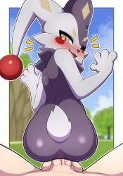 2026 4_fingers absurd_res anthro anthro_penetrated anus balls biped black_body black_fur black_nose blush blush_lines bodily_fluids chair_position cheek_tuft clothing day detailed_background duo dupin_(pal) erection eye_markings eyelashes facial_tuft female female_on_human female_penetrated fingers first_person_view from_behind_position fur genital_fluids genitals gi0 green_eyes hat headgear headwear hi_res human human_on_anthro human_penetrating human_penetrating_anthro human_pov humanoid_genitalia humanoid_penis interspecies lap_dance_position looking_at_another looking_at_partner looking_at_viewer looking_back looking_back_at_another looking_back_at_partner looking_back_at_viewer male male/female male_on_anthro male_penetrating male_penetrating_female male_pov mammal markings multicolored_body multicolored_fur neck_tuft nude one_eye_closed open_mouth open_smile outside pal_(species) palworld penetration penile penile_penetration penis penis_in_vagina pocketpair red_markings scut_tail sex short_tail smile standing tail tan_body tan_skin tongue top_hat tuft two_tone_body two_tone_fur vaginal vaginal_fluids vaginal_fluids_on_penis vaginal_penetration white_body white_fur wink winking_at_viewer yellow_eyes yellow_markings