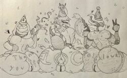 2023 2d a1uvion character_request traditional_media_(artwork)