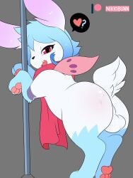 altopikachu balls femboy furry legendary_pokemon male nikkibunn pokemon pokemon_(species) shaymin shiny_pokemon sky_forme_shaymin testicles willow_(altopikachu)