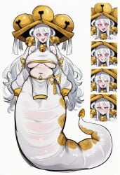 1girls ai_generated kortai lamia novelai original_character reference_sheet tagme