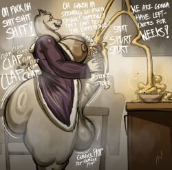 anthro areola arthropod ass_clapping backed_up balls bathrobe big_areola big_balls big_breasts big_butt big_penis bodily_fluids body_hair bottomless bottomless_anthro bouncing_butt bovid bowl breasts butt caprine clothed clothed_anthro clothed_intersex clothing colored_cum container crossgender cum cumshot dialogue digital_media_(artwork) ejaculation english_text erection excessive_cum excessive_genital_fluids flies_for_smell floppy_ears food foreskin ftg_crossgender fti_crossgender fur furniture genital_fluids genitals glans goat gynomorph gynomorph_anthro hairy_balls hi_res holding_penis horn huge_balls huge_breasts huge_butt huge_penis huge_thighs humanoid_genitalia humanoid_penis hyper hyper_balls hyper_genitalia hyper_penis insect inside intersex intersex_anthro mammal masturbation mature_gynomorph mature_intersex monotone_body monotone_fur musk navesnor nipples onomatopoeia open_clothing open_mouth overweight overweight_gynomorph overweight_intersex partially_clothed penile penile_masturbation penis profanity pubes purple_clothing robe robe_only saggy_balls short_tail side_view smegma smile solo sound_effects standing tail text thick_thighs topwear toriel undertale_(series) unusual_bodily_fluids unusual_cum unusual_genital_fluids vein veiny_penis white_balls white_body white_breasts white_fur white_genitals wide_hips yellow_cum
