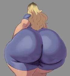 1girls ass bbw big_ass blonde_hair bottom_heavy bottomwear clothed clothing danipumpkinzz dat_ass enormous_ass epic_butt faceless faceless_female faceless_human female female_only gigantic_ass hair hi_res huge_ass human human_only hyper hyper_ass juicy_butt long_hair massive_ass shorts solo solo_female sssonic2 thick_ass thick_thighs wide_hips