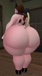 big_ass big_breasts breasts bubble_butt cleavage female ferialexonar furry huge_ass huge_breasts miltank nipples pokemon pokemon_(species) tagme thick_thighs wide_hips