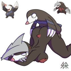 1:1 2026 3_fingers 3_toes absurd_res all_fours alpha_channel ambiguous_penetration anthro anthro_on_anthro anthro_penetrated anthro_penetrating anthro_penetrating_anthro ass_up big_breasts black_body black_breasts black_eyes blue_body breasts claws digital_media_(artwork) doggystyle drilbur duo excadrill feet female female_anthro female_penetrated finger_claws fingers from_behind_position generation_5_pokemon hand_on_another's_butt hand_on_butt hand_on_partner's_butt hi_res larger_female looking_back male male/female male_anthro male_penetrating male_penetrating_female multicolored_breasts nintendo nude nude_female nude_male penetration pink_nose pokemon pokemon_(species) red_body red_breasts safersophieroth sex shoulder_blades simple_background size_difference smaller_male smile toes watermark white_body white_claws white_finger_claws