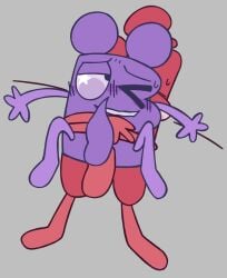 cfmot contest_for_a_million_of_thousands kratcy_(cfmot) lifting_person object_shows one_eye_closed osc stroking_penis tentacle_penis yoshka_(cfmot)