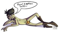 gorillaz green_skin murdoc murdoc_niccals pinterest tagme thong