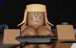gunhound_(pwned_by_14:00) naked_female nipples_bulge nipples_outside nipples_peek pwned_by_14:00 shotgun