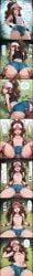 1boy1girls 1boys 1girl 1girls ahegao ahegao_face ai_assisted ai_generated anal anal_insertion anal_orgasm anal_penetration anal_sex annoyed annoyed_expression annoyed_face baseball_cap blue_eyes brown_hair clothed clothing comic comic_page comic_panel dark-skinned_male denim denim_bottomwear denim_clothing denim_shorts femboy hat hilda_(pokemon) huge_male jacket male_on_female male_on_femboy midriff muscular muscular_male navel nintendo pokemon ponytail sex shirt shorts smile speech speech_balloon speech_box speech_bubble speech_bubbles text text_box text_bubble thighs velfur vest white_shirt