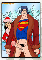 1boy 1girls cartoonvalley.com dc_comics dcau female lois_lane lois_lane_(dcau) male penis snow superman superman:_the_animated_series superman_(series) yaoinami