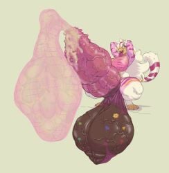 animal_genitalia animal_penis anthro balls big_balls big_breasts big_penis black_genitals blue_eyes bodily_fluids breasts brown_body brown_genitals canine_genitalia canine_penis clothing cock_vore condom crouching cum cum_vore cumshot digestion digital_media_(artwork) ejaculation erection excessive_cum excessive_genital_fluids felid feline feline_genitalia filled_condom fishnet_clothing fur genital_fluids genitals group gynomorph gynomorph_pred hair hands_behind_head hi_res huge_balls huge_penis hyper hyper_balls hyper_genitalia hyper_penis inside_balls intersex intersex_pred kiss_mark knot lips lipstick loogistall makeup mammal multi_genitalia nipples open_mouth penile penile_spines penis pink_body pink_genitals pink_penis purple_genitals saggy_balls sexual_barrier_device simple_background solo spiked_penis spikes spikes_(anatomy) stripes tail thick_thighs tongue tongue_out vein veiny_balls veiny_penis vore wearing_condom white_body white_hair yellow_body