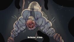 abdominal_bulge abs age_difference aged_up all_the_way_through anal anal_penetration anthro anthro_raped arknights arms_tied barazoku blush bodily_fluids bound cum cum_while_penetrated dialogue ejaculation facial_hair felid feline felis forced genital_fluids genitals hi_res hypergryph internal male male/male male_raped mammal mature_anthro mature_male mind_break mountain_(arknights) muscular muscular_anthro muscular_male neck_bulge older_anthro oral oral_penetration orgasm pantherine penetration penis pinumontbalou questionable_consent rape rough_sex saliva scar sex shaking solo studio_montagne submissive submissive_anthro submissive_male sweat tears tentacle_in_mouth tentacle_penetration tentacle_rape tentacle_sex tentacles tiger trembling