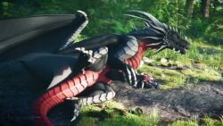 2026 3d_(artwork) 3d_animation animated arceronth arceronth_(character) auto_penis_lick claws cum cum_on_ground dragon edging feral forest genital_fluids grass horn horns knot leaking_precum licking_own_penis licking_penis licking_penis_tip male masturbation mp4 no_sound on_side orgasm orgasm_denial outdoors penis precum precum_on_ground raised_leg scalie solo spiked_penis tagme tree video winged_dragon wings