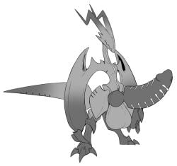 3_fingers 3_toes absurd_res alternate_form alternate_species anthro big_penis biomechanical claws digitigrade eyeless feet fingers genitals hi_res horn huge_penis hyper hyper_genitalia hyper_penis jets kingdom_hearts knot kobold male nobody_(kingdom_hearts) penis scalie solo square_enix standing tail toes trace_chaos undeadkitty13 unusual_anatomy unusual_genitalia unusual_penis zipper