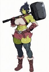 1girls ai_generated kortai novelai orc original_character reference_sheet tagme