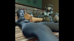 1futa 1girls 3d animated armor artificial_intelligence barefoot clusived cortana cum cum_drip dark-skinned_futanari dickgirl duo erection feet female female_human female_spartan_(halo) foot_fetish footjob futa_on_female futanari halo_(series) helmet huge_balls human humanoid humanoid_penis intersex interspecies kat-b320 large_ass light-skinned_female light_skin nail_polish no_sound nude on_back pale_skin penis self_upload solejob soles spartan_(halo) spartan_iii_(halo) tagme toes video